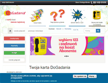 Tablet Screenshot of dogadania.pl